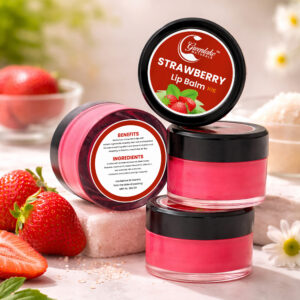 strawberry lip balm 15g greenlake naturals moisturizing natural lip care balm
