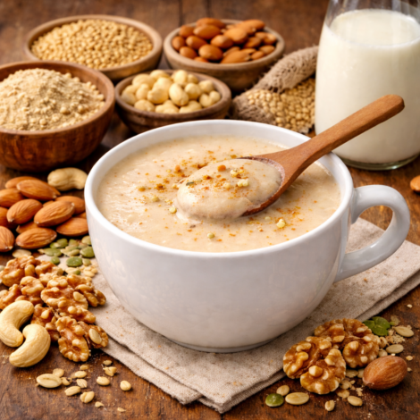 Greenlake Naturals Nuts & Millet Boost Health Mix – Protein & Fiber Rich Nutrition Powder