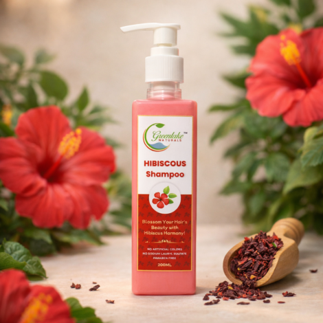 Greenlake Naturals Hibiscus Shampoo – Gentle Herbal Hair Cleanser