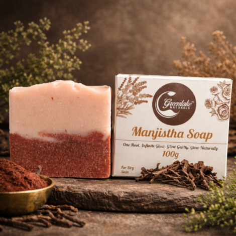 Greenlake Naturals Premium Manjistha Soap – Herbal Bath Soap
