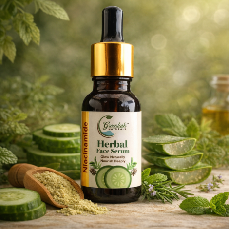 Greenlake Naturals Niacinamide Herbal Face Serum – Skin Care Serum