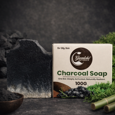 Greenlake Naturals Premium Charcoal Soap – Deep Cleansing Bath Soap