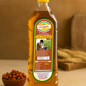 Cold pressed groundnut oil by Vasantham Oil for cooking