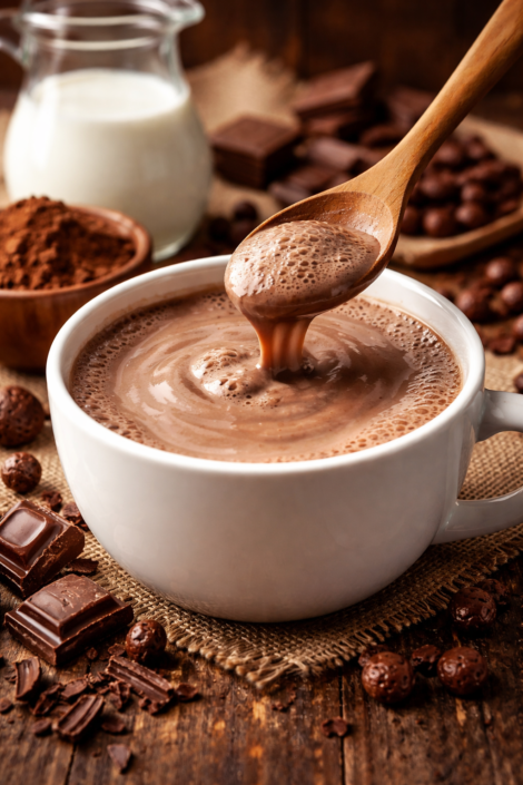 Greenlake Naturals Choco Mix Powder in Bowl – Nutritious Health Drink